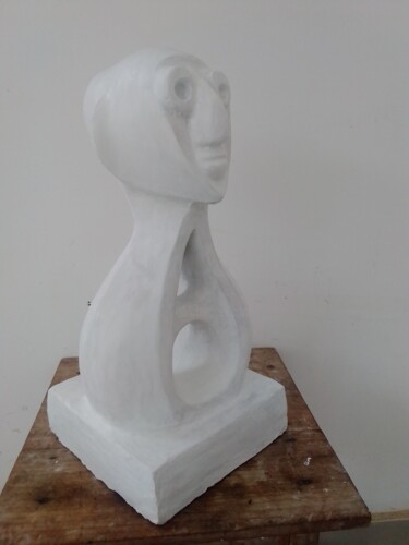 Escultura intitulada "La négritude" por Yao Nda Olivier Meh, Obras de arte originais, Gravação