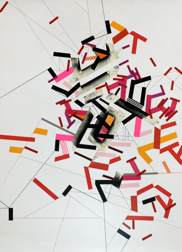 绘画 标题为“Kennara Orbital 1” 由Philippe Halaburda, 原创艺术品, 丙烯
