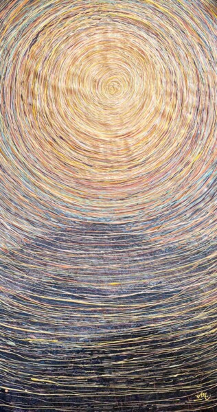 Schilderij getiteld "One more day" door Nadiia Antoniuk, Origineel Kunstwerk, Acryl