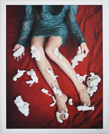 Fotografia intitolato "Avoir les jambes en…" da Bettina Dupont, Opera d'arte originale, Fotografia digitale
