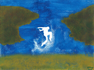 Untitled Painting titled "Untitled" by Yeshaya Dank, Original Artwork, Watercolor