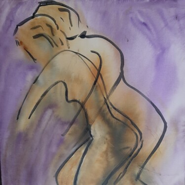 Peinture intitulée "Accouplement" par Patrice Poidevin, Œuvre d'art originale, Acrylique