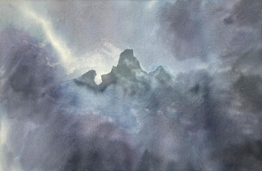 绘画 标题为“Mirage” 由Hanna Kopylova, 原创艺术品, 水彩