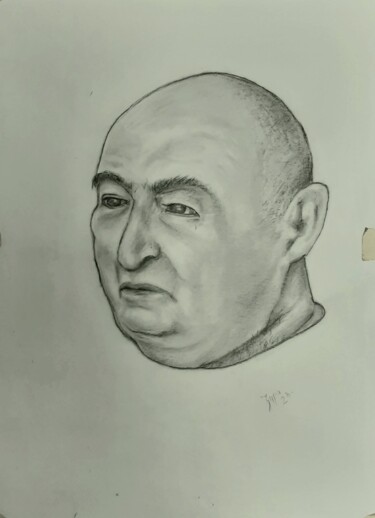 "Portret 1" başlıklı Resim Djura tarafından, Orijinal sanat, Karakalem