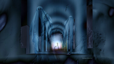Digital Arts titled "Fantômes" by Dominique Taïbouni, Original Artwork, Photo Montage