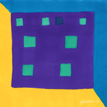 图画 标题为“Figure 3, exemplair…” 由Guillaume Chocu (YAUME-C), 原创艺术品, 标记 安装在木板上