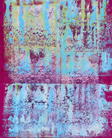 Purple Blue Malerei mit dem Titel "Purple Blue" von Nataliia Sydorova, Original-Kunstwerk, Öl Auf Keilrahmen aus Holz montiert