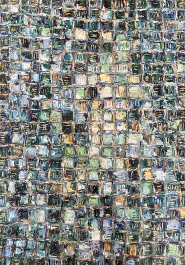 제목이 "Abstract Squares Mo…"인 미술작품 Vilma Gataveckiene로, 원작, 기름