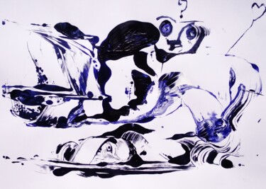 Peinture intitulée "ça valait la peine ?" par Francisco Mendes, Œuvre d'art originale, Acrylique