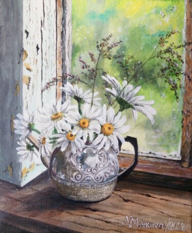 Painting titled "The old Kettle" by Nina Mitkova, Original Artwork, Acrylic