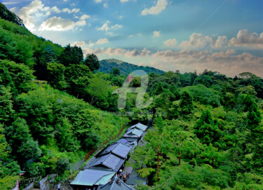 Photography titled "Japan - Temple in t…" by Clement Tsang, Original Artwork, Digital Photography