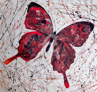 绘画 标题为“Butterfly Carmen.” 由Svetlana Saratova, 原创艺术品, 丙烯