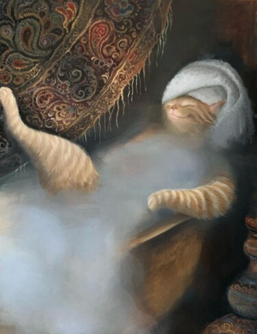 Peinture intitulée "Appeasement" par Tatjana Rusakova, Œuvre d'art originale, Huile