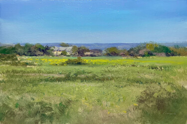 Peinture intitulée "Ferme de Dolan (Mar…" par Pascal Giroud, Œuvre d'art originale, Huile