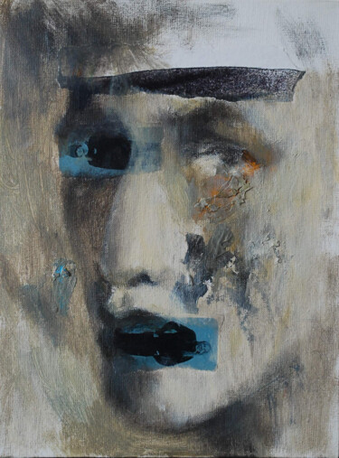 From the series "Month of portraits. No. 17" 绘画 标题为“From the series "Mo…” 由Marina Shavyrina-Shkoliar, 原创艺术品, 丙烯 安装在纸板上