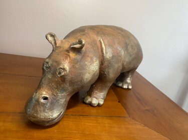 雕塑 标题为“HIPPOPOTAME” 由Régine Peltier, 原创艺术品, 兵马俑
