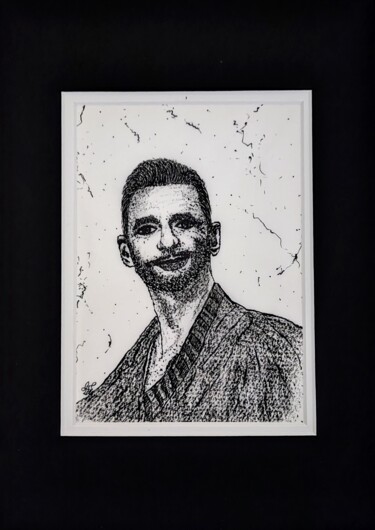 제목이 "Dave Gahan"인 그림 Alex Furio로, 원작, 잉크