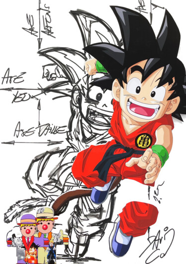 Pittura intitolato "Sangoku" da David Cumps, Opera d'arte originale, Acrilico Montato su Telaio per barella in legno