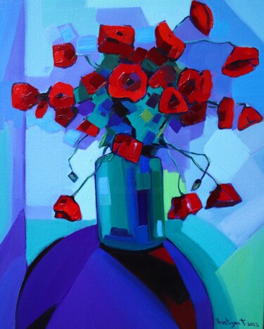 绘画 标题为“Flowers _4” 由Tigran Avetyan, 原创艺术品, 油