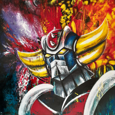 绘画 标题为“"The great Grendize…” 由Estelle Barbet, 原创艺术品, 丙烯