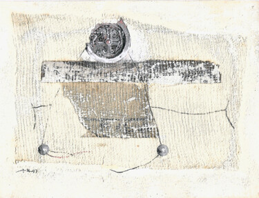 Painting titled "From the past - NO1" by Seven E, Original Artwork, Acrylic