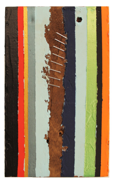 Schilderij getiteld "Little Abstract 1.5" door Adrien Réaucreux, Origineel Kunstwerk, Acryl