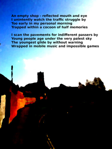 Digital Arts titled "Working On A Poem W…" by Pete Shepherd, Original Artwork, 2D Digital Work