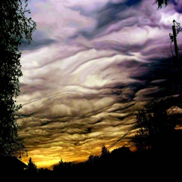 Painting titled "Sky 7" by Jason Stillman, Original Artwork, Oil