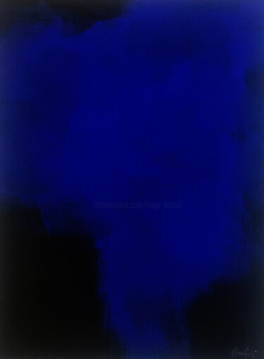 图画 标题为“Nuit bleue” 由Hugo Bartoli, 原创艺术品, 丙烯