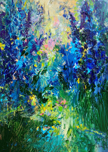 绘画 标题为“Summer garden IV” 由Irina Laube, 原创艺术品, 丙烯