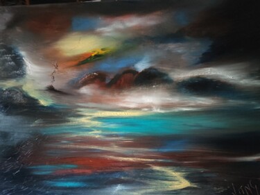 Peinture intitulée "Renaissance" par Pascal Jung, Œuvre d'art originale, Huile