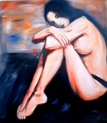 제목이 "Self-portrait"인 미술작품 Kristina Likhovitskaya (Cris.Om)로, 원작, 기름