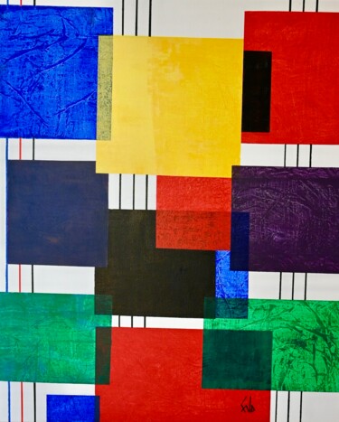 Peinture intitulée "VOCALISES" par Pierre Calogero, Œuvre d'art originale, Acrylique Monté sur Châssis en bois