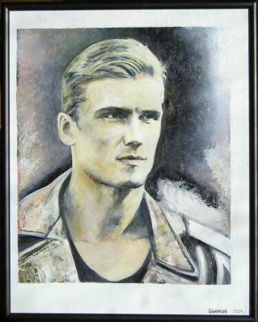 Pintura intitulada "Portrait of a young…" por Stanislav Blinkov, Obras de arte originais, Óleo