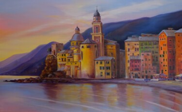 Painting titled "Вечер в Камальи" by Svetlana Razumova, Original Artwork, Oil