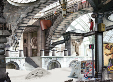 Digitale Kunst getiteld "Extravagance 08" door Dominique Boucher, Origineel Kunstwerk, Foto Montage