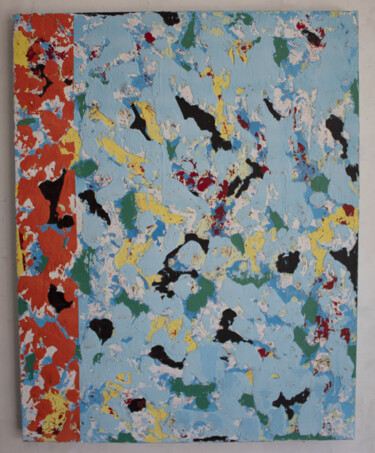 Schilderij getiteld "Abstract 21" door Adrien Réaucreux, Origineel Kunstwerk, Acryl