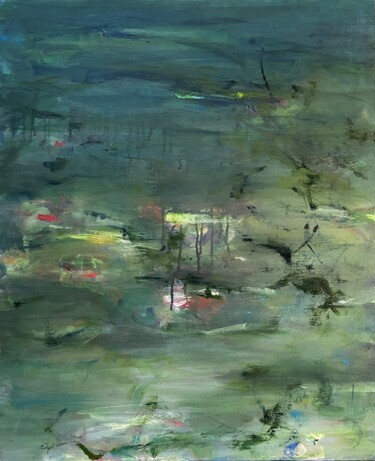 绘画 标题为“Le peintre et son r…” 由Dominique Gentreau, 原创艺术品, 油 安装在木质担架架上