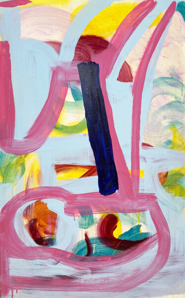 Peinture intitulée "Road" par Alin Dan, Œuvre d'art originale, Acrylique