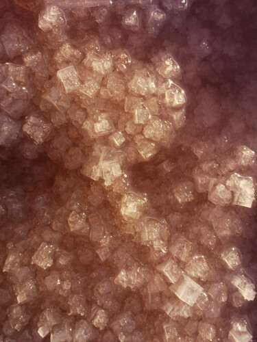 Fotografie mit dem Titel "Cristaux de Sel 12" von Aonaka, Original-Kunstwerk, Digitale Fotografie