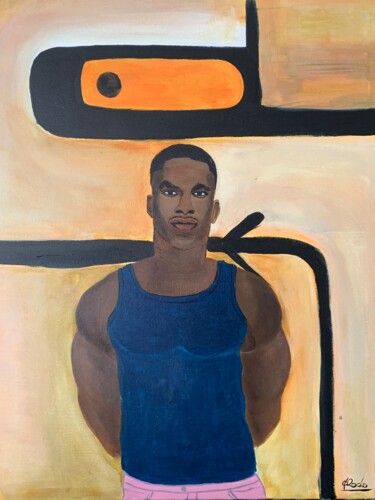 Schilderij getiteld "AMBITION" door Philodo, Origineel Kunstwerk, Acryl Gemonteerd op Frame voor houten brancard
