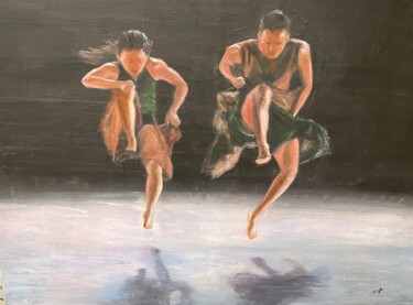 绘画 标题为“Danse” 由Christiane Gubler, 原创艺术品, 丙烯 安装在木质担架架上