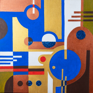「Handmade abstract g…」というタイトルのデジタルアーツ Faces Studioによって, オリジナルのアートワーク, アクリル