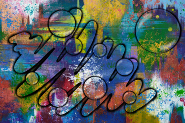 Digital Arts titled "Digital abstraction…" by Lana Vereshchagina, Original Artwork, 2D Digital Work
