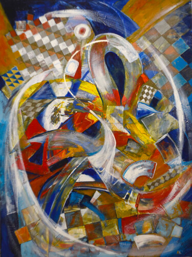 Ζωγραφική με τίτλο "IN MEMORY OF 9/11.…" από Alexander Klyatskiy, Αυθεντικά έργα τέχνης, Ακρυλικό
