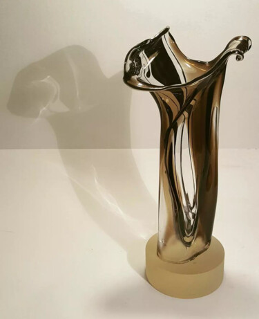 Sculptuur getiteld "PILAR" door Juliana Cesarc (JUU U), Origineel Kunstwerk, Glas