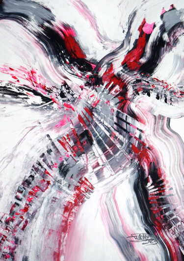 Magenta Energy M 1 绘画 标题为“Magenta Energy M 1” 由Peter Nottrott, 原创艺术品, 丙烯