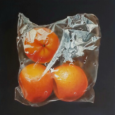 Painting titled "Three's Company" by Priyanka Singh, Original Artwork, Oil