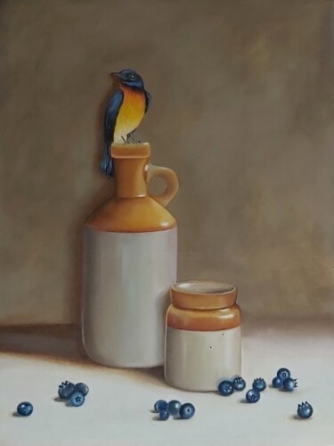 Painting titled "looking for Somethi…" by Priyanka Singh, Original Artwork, Oil