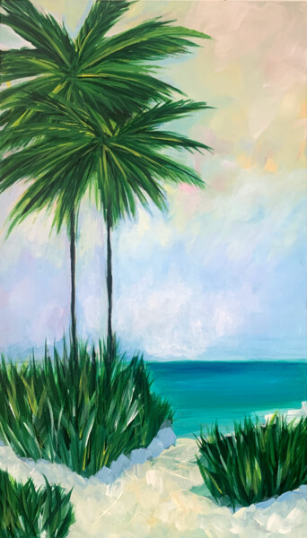 Schilderij getiteld "SeaScape A Little B…" door Tatiana Malinovscaia, Origineel Kunstwerk, Acryl